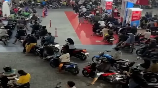 Krisis BBM di Sumut, Antrean Panjang Terjadi di Sejumlah SPBU